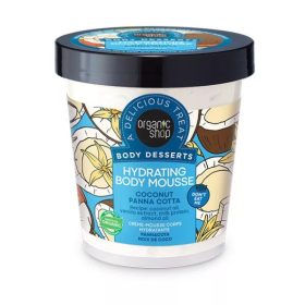   Organic Shop hidratáló testápoló mousse Kókuszos Panna cotta, 45 0ml