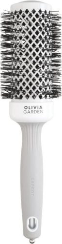 Olivia Garden Expert Blowout Shine White ezüst körkefe 45