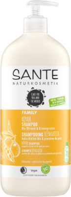 Sante Family regeneráló sampon bio olívaolajjal és borsófehérjével, 950  ml