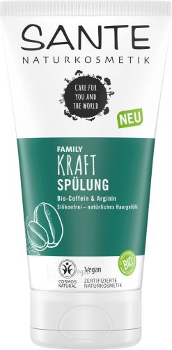 Sante Family erősítő hajkondicionáló bio koffeinnel és argininnel, 150 ml