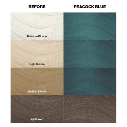 Crazy Color hajszínező krém Peacock Blue 45, 100 ml