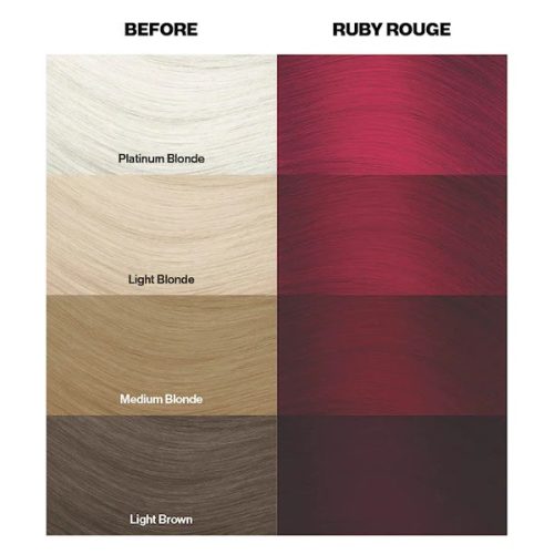Crazy Color hajszínező krém Ruby Rouge 66, 100 ml