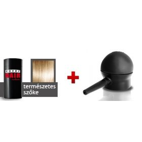   Cover Hair Volume hajdúsító, 30 g, természetes szőke + szórófej