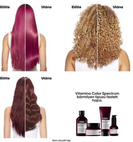 Loreal Serie Expert Vitamino C Spectrum színvédő maszk festett hajra, 250 ml
