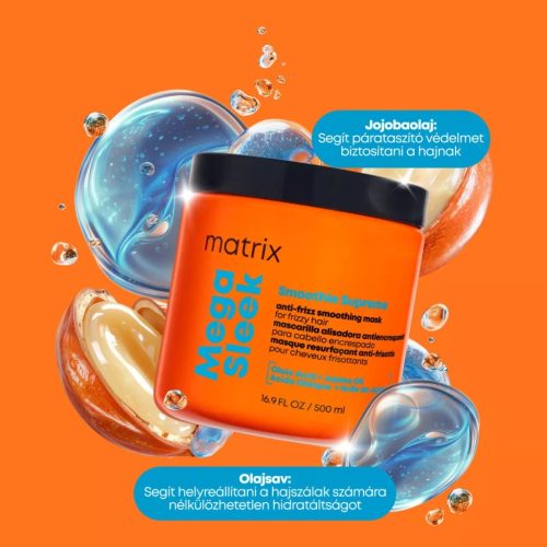 Matrix Total Results Mega Sleek Smoothie Supreme hajsimító maszk, 500 ml