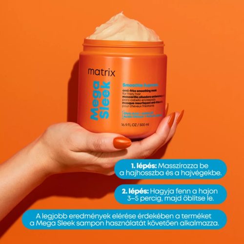 Matrix Total Results Mega Sleek Smoothie Supreme hajsimító maszk, 500 ml