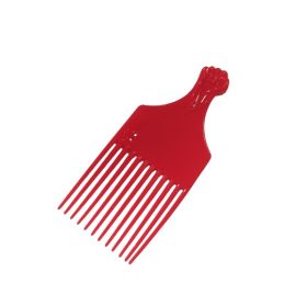 EF-ES afro fésű, piros