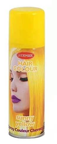 Hair Power színes hajlakk citromsárga, 125 ml