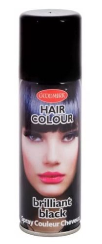 Hair Power színes hajlakk fekete, 125 ml