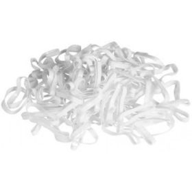 EF-ES szilikon hajgumi, fehér vékony