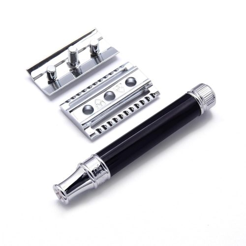 Edwin Jagger Safety Razor Ebony / Chrome - DE86