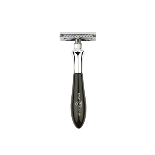 Edwin Jagger Closed Comb Chatsworth Plaza borotva Ebony/Chrome