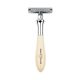 Edwin Jagger Closed Comb Chatsworth Plaza Safety Razor (DE) Ivory/Chrome IVPSR