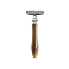   Edwin Jagger Closed Comb Chatsworth Horn Safety Razor (DE) Horn/Chrome LHCSR