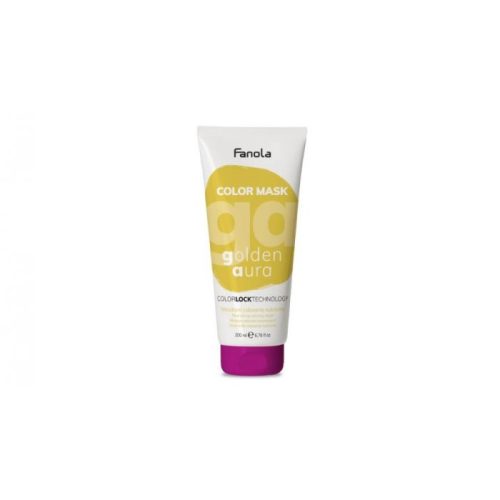 Fanola Color Mask szinező hajpakolás, Golden Aura, arany, 200 ml