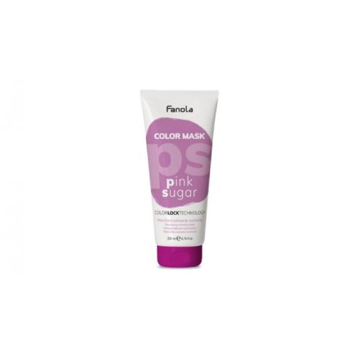 Fanola Color Mask színező hajpakolás, Pink Sugar, rózsaszín, 200 ml