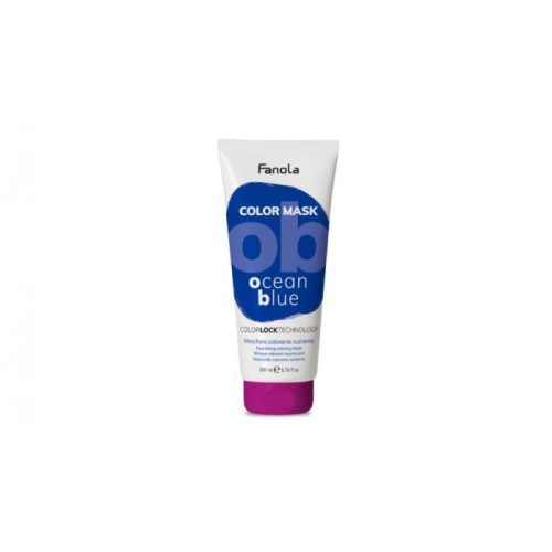 Fanola Color Mask szinező hajpakolás, Ocean Blue, kék, 200 ml