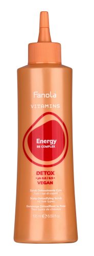 Fanola Vitamins Energy Scalp Detoxifying fejbőr radír, 195 ml