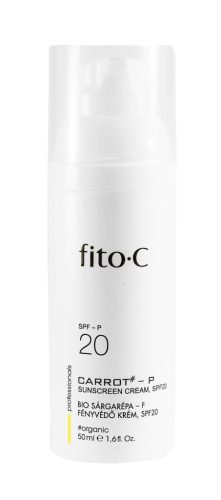 Fito.C Bio sárgarépa fényvédő krém fizikai fényszűrőkkel, SPF20, 50 ml