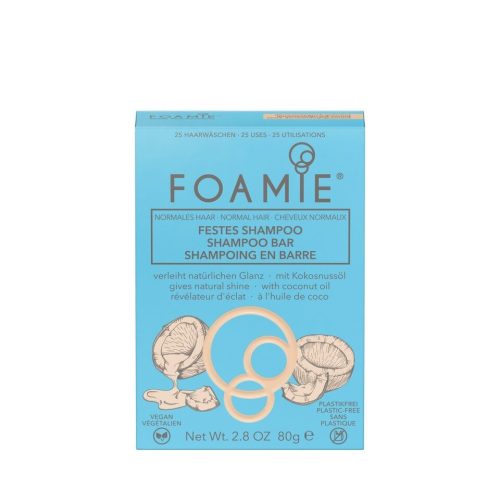 Foamie Shake Your Coconuts szilárd sampon normál hajra, 80 g