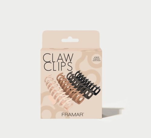Framar Claw Clips Neutral hajcsat, 4 db