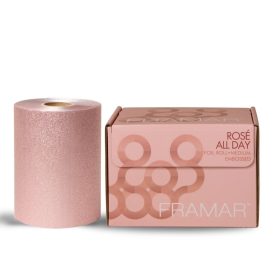   Framar Embossed Roll Rosé All Day dombornyomott színes melírfólia, 97,5 m