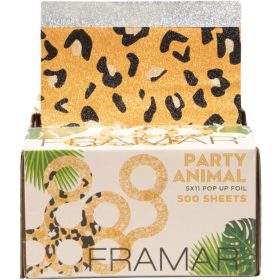   Framar Pop Up Party Animal dombornyomott színes melírfólia, 139,5 m, 500 db