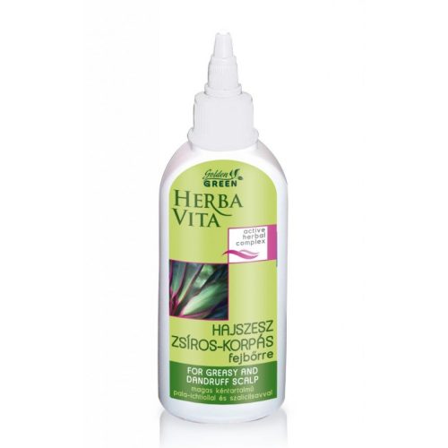 Golden Green Herba Vita hajszesz zsíros-korpás fejbőrre, 125 ml