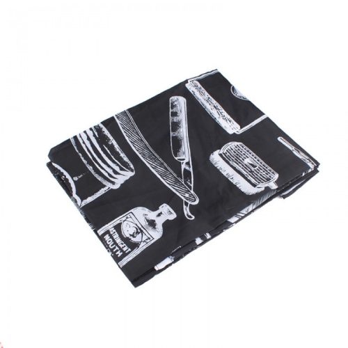 Hair Power fekete mintás beakasztós beterítőkendő