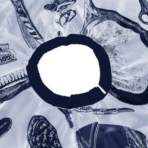 Hair Power fehér mintás beakasztós beterítőkendő