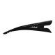 Hair Power fényes fekete hajcsipesz HP383, 8 cm