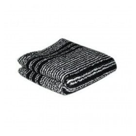 Hair Tools fekete/fehér fodrász törölköző, 12 db