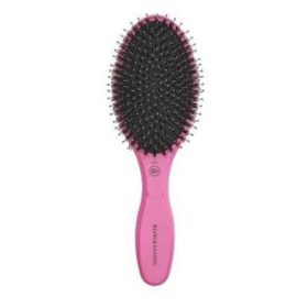   Olivia Garden Expert Care Oval Combo ovális vaddisznósörte bontókefe, pink