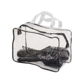   Olivia Garden Expert Blowout Shine Black fekete körkefe szett 25+35+45+55