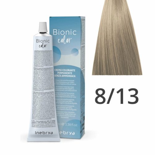 Inebrya Bionic Color ammóniamentes és PPD-mentes hajfesték 8.13
