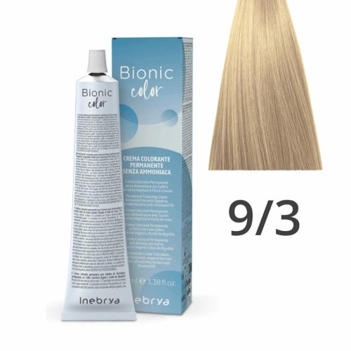 Inebrya Bionic Color ammóniamentes és PPD-mentes hajfesték 9.3