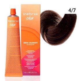 Inebrya Color PPD-mentes vegán hajfesték 4.7