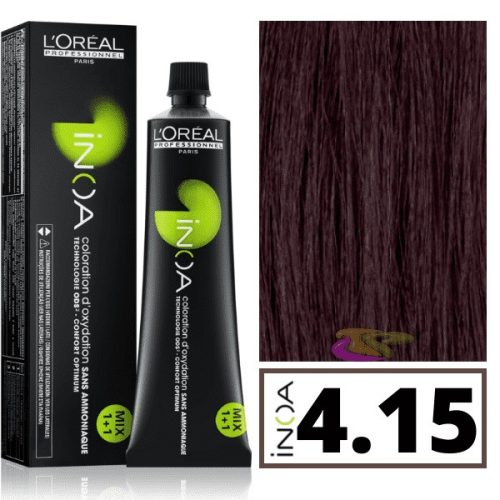 Loreal INOA ammóniamentes hajfesték 4.15