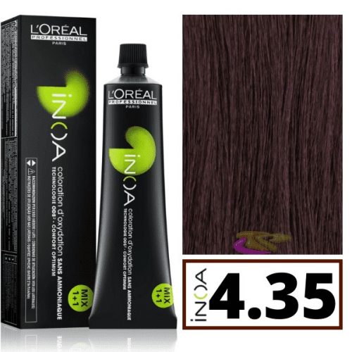 Loreal INOA ammóniamentes hajfesték 4.35