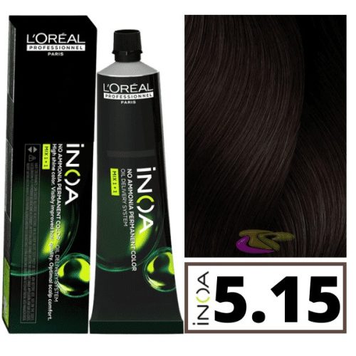 Loreal INOA ammóniamentes hajfesték 5.15