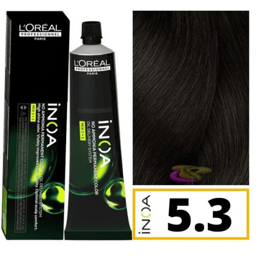 Loreal INOA ammóniamentes hajfesték 5.3