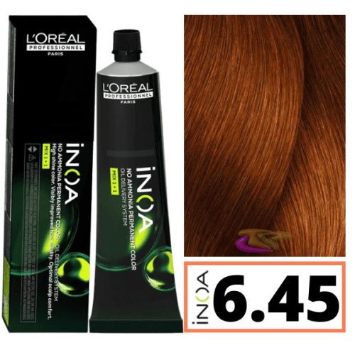 Loreal INOA ammóniamentes hajfesték 6.45