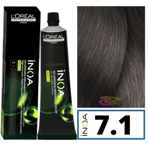 Loreal INOA ammóniamentes hajfesték 7.1