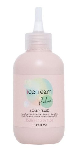 Inebrya Ice Cream Relax Scalp Fluid fejbőrtisztító előkezelő, 150 ml