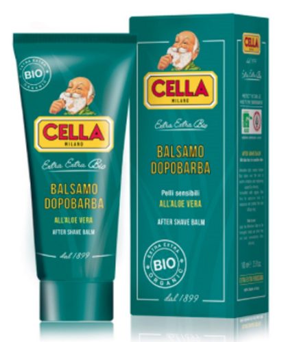 Cella Milano Organic After Shave Balm Aloe Vera borotválkozás utáni balzsam, 100 ml