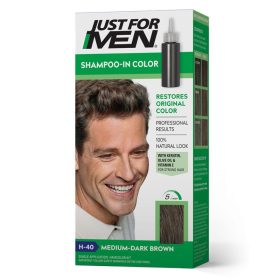   Just for Men Shampoo-In hajszínező, közép sötét barna H-40