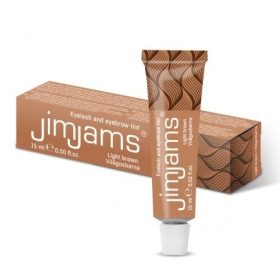   JimJams szempilla és szemöldökfesték világosbarna, 15 ml