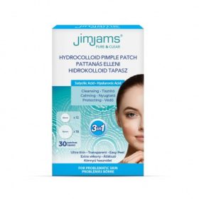   JimJams Pure & Clear Hidrokolloid pattanástapasz BHA + HA, 30 db
