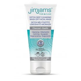   JimJams Pure & Clear Detox mélytisztító lemosható arcmaszk, 75 ml