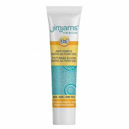 JimJams Pure & Clear Pattanás elleni rapid action gél, 15 ml